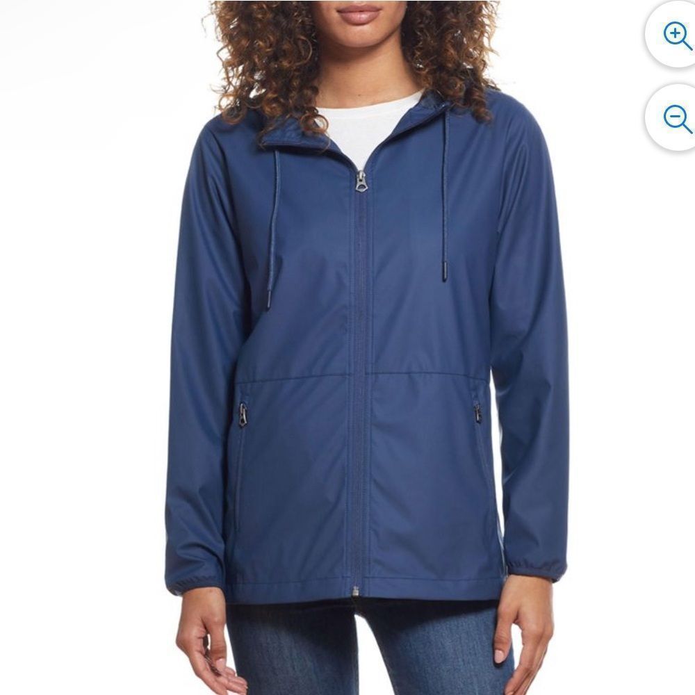 W Weatherproof Women's Lightweight Full Zip Rain
Slicker Jacket size xxl